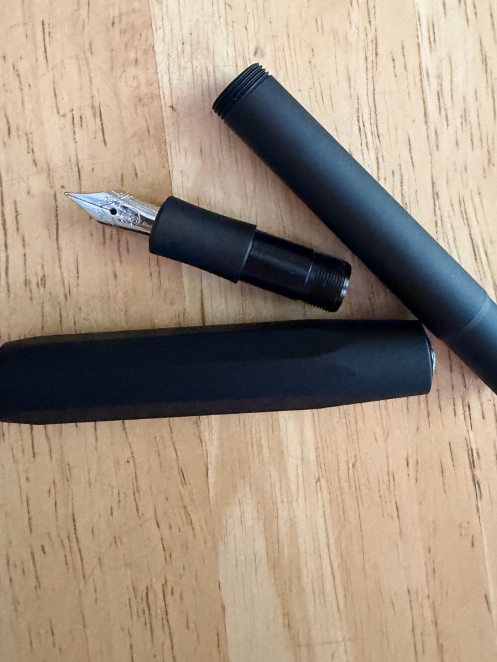 Kaweco AL Sport Fountain Pen - Black Fine Nib - Picture 4 of 5